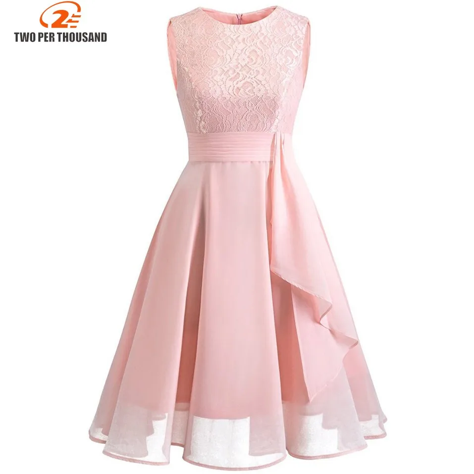 PLUS SIZE Donna Senza Maniche A Righe Blocchi Di Colore Pannello Svasato Skater Dress