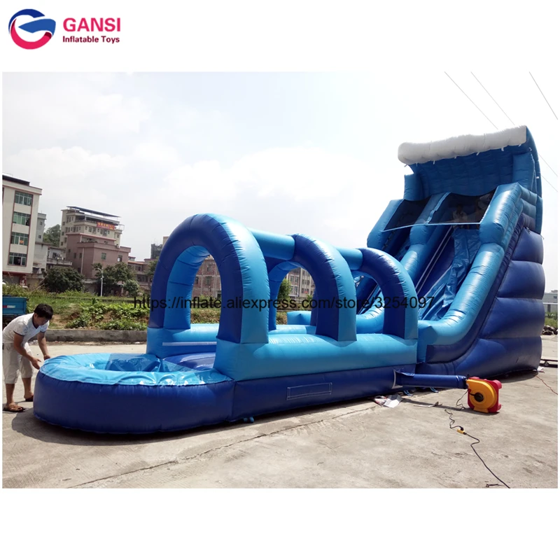 big inflatable water slides for adults