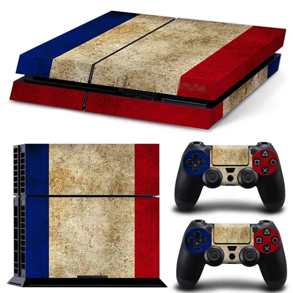 PS4-0203 Флаг Стиль игры хост Стикеры контроллер Стикеры СС набор крышек страны Европы скины для Playstation 4 PS4 игры T-P4-019 - Цвет: PS4-0203