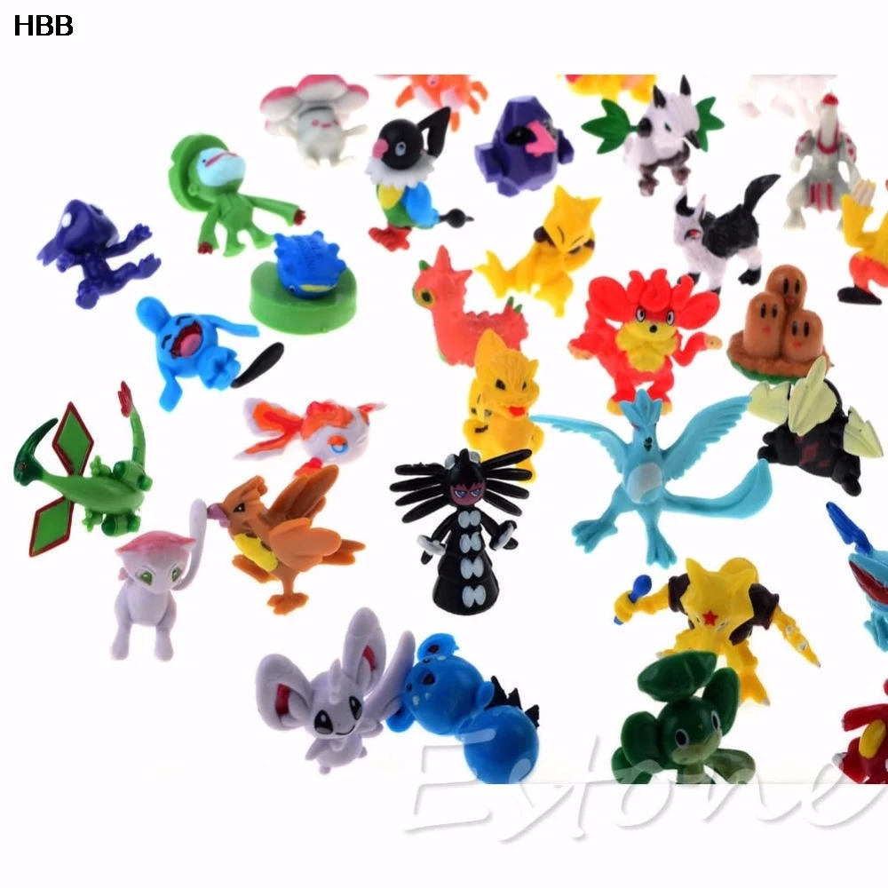 24PCS Wholesale Lots Cute Pokemon Mini Random Pearl Figures New Hot Kids Toy Hot