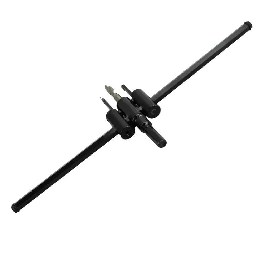 30-300mm Adjustable Circle Cutter Metal Wood Carpentry Circle Cutter Kit Hole Saw Drill Bit Tools Mayitr