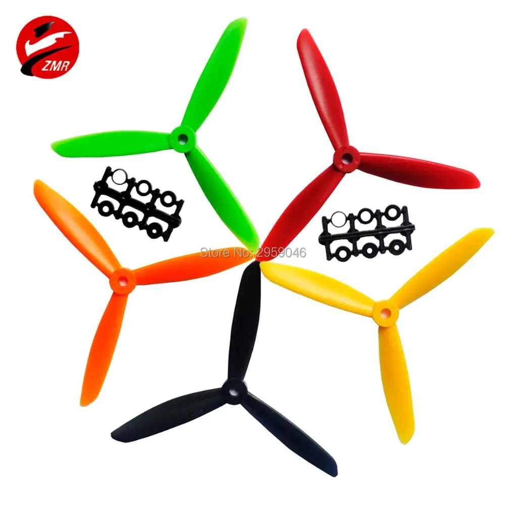 

ZMR Quality 4 Pairs ABS CW/CCW 6045 propeller 3 Blades 3 leaf Props Three Blade Quadcopter Propellers for flysky Drone