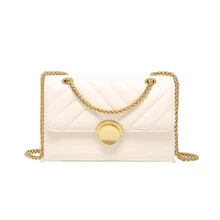 The New pu leather Messenger Bags women Chains Shoulder Bag lattice luxury handbags women bags designer Female Clutch The New pu leather Messenger Bags women Chains Shoulder Bag lattice luxury handbags women bags designer Female Clutch