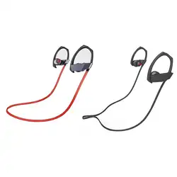 1 шт M1 ухо-крюк Тип стерео Беспроводные спортивные Гарнитура Bluetooth 5 v Водонепроницаемая bluetooth-гарнитура CSR4.1 черный и красный цвета