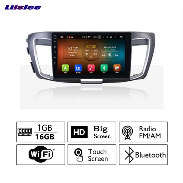 Liislee For Honda Accord 2017 Car Radio Gps Audio Video Liislee For Honda Accord 2017 Car Radio Gps Audio Video Multimedia Player Wiifi Dvr Navigation Android System Dvd