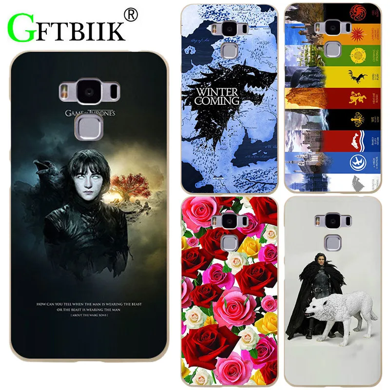 

For Game Of Thrones 7 Case For Asus Zenfone 3 MAX ZC553KL 5.5" Cover Hard Plastic Printed Phone Back Shell Football Case