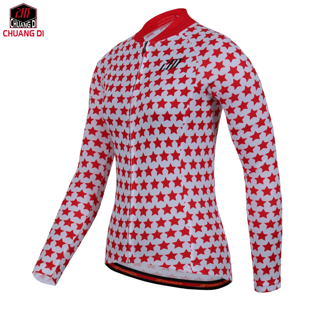 chuangdi Высокое качество женский спортивный для велоспорта Джерси велосипед с коротким рукавом Одежда для велоспорта Топ - Цвет: 5
