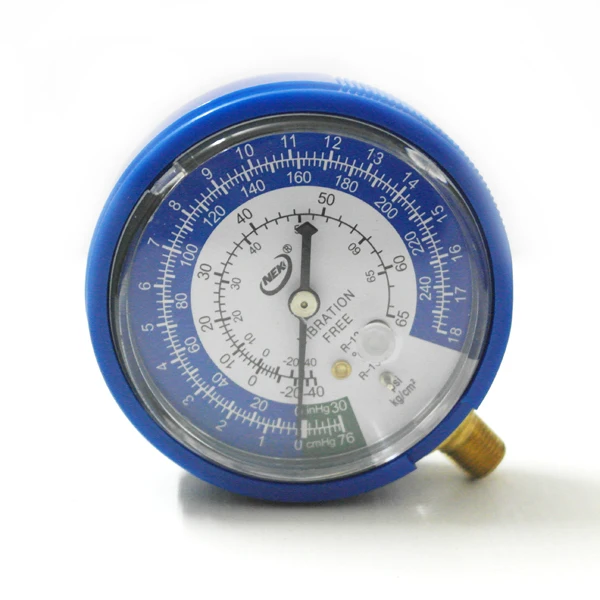 R134A REPLACEMENT GAUGE LOW SIDE  BLUE FREE SHIPPING 