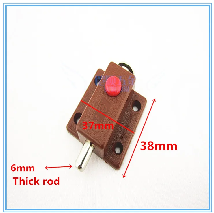 Zero Profit 10pcs plastic button latch automatically latch door