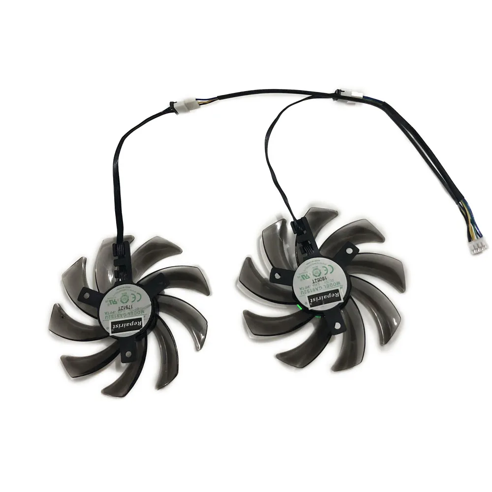 Альтернативный охлаждающий вентилятор GTX1080 GTX1070Ti GPU карты для PALIT PNY GTX 1080 1060 XLR8