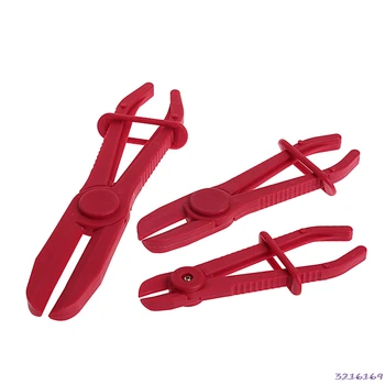 

3Pcs Nylon Hose Clamp Tool Set Brake Fuel Water Line Clamp Plier Hands Free New