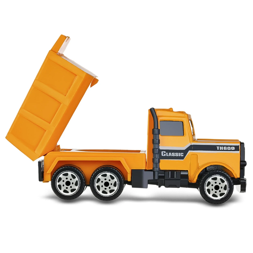  6 in 1 Mini Engineering Car Diecast Alloy Construction Vehicle Dump-car Dump Truck Model Classic Toy Mini gift for Children Toy (5)