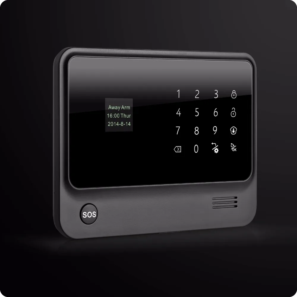 Бесплатная доставка DHL 2 4G WiFi GSM GPRS SMS беспроводная домашняя охранная система