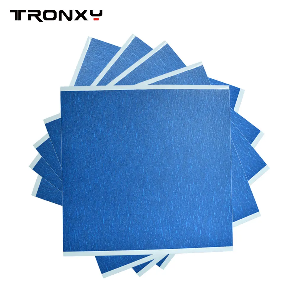210x200 мм матовые Подогреваемые наклейки для кровати, печатные листы для сборки, пластинчатая лента, наклейка для платформы 3d принтера, синяя текстурированная бумага