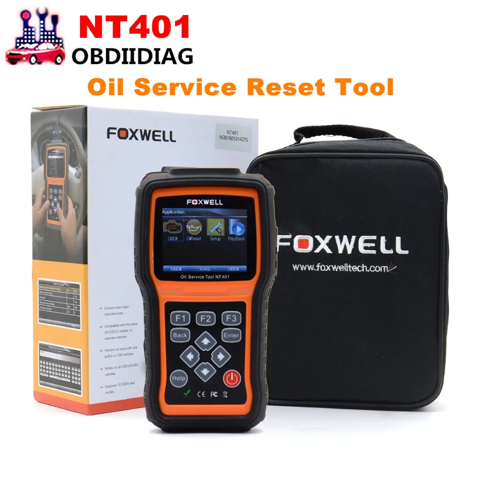 

Foxwell NT401 Oil Reset Tool Auto Scanner Diagnostic Tools Car Scanners Automotive Oil Light Service Tool