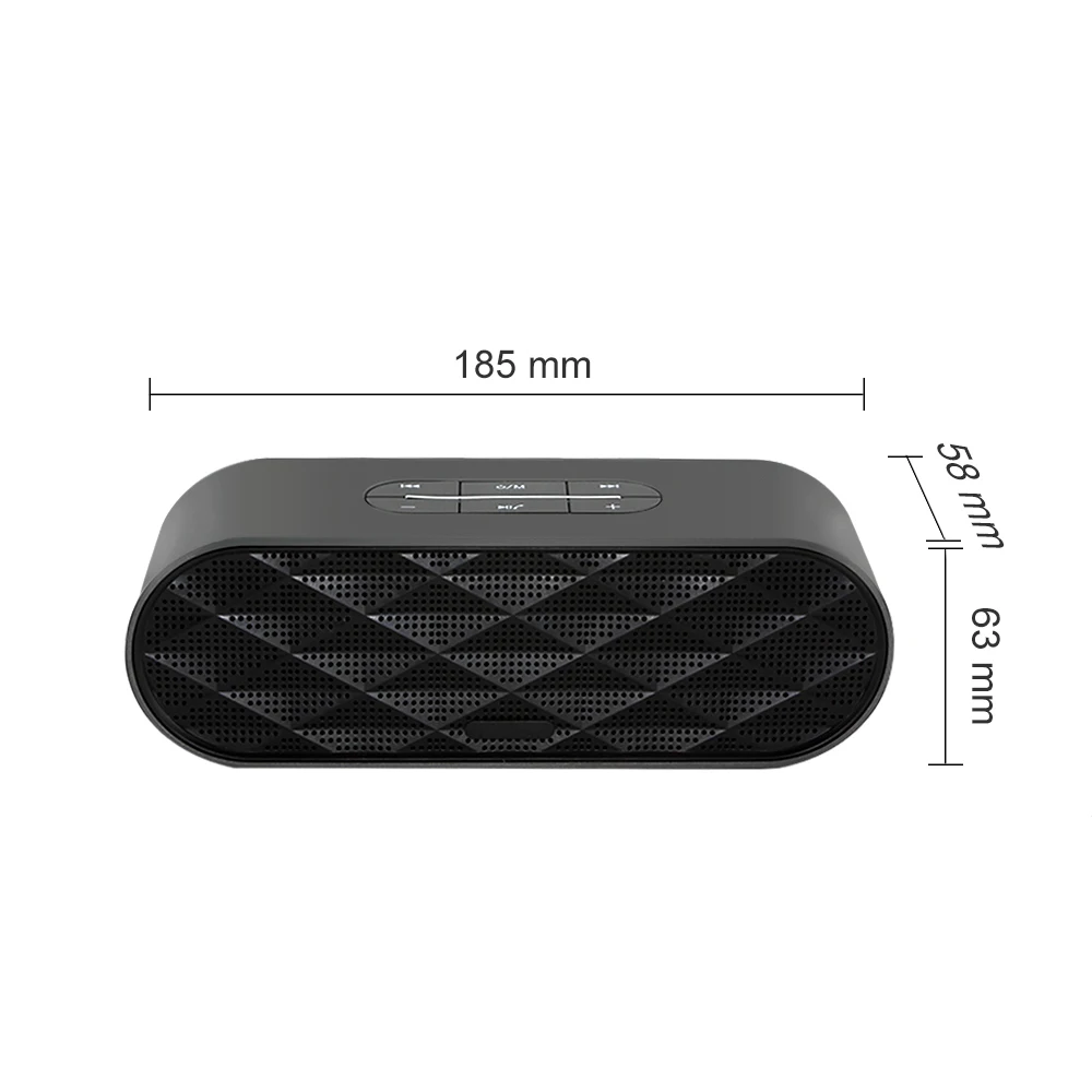 Mini Wireless Bluetooth Speaker Portable BT Speaker Surging Bass Speaker With Full Range Boombox TF Slot For MP3 Computer