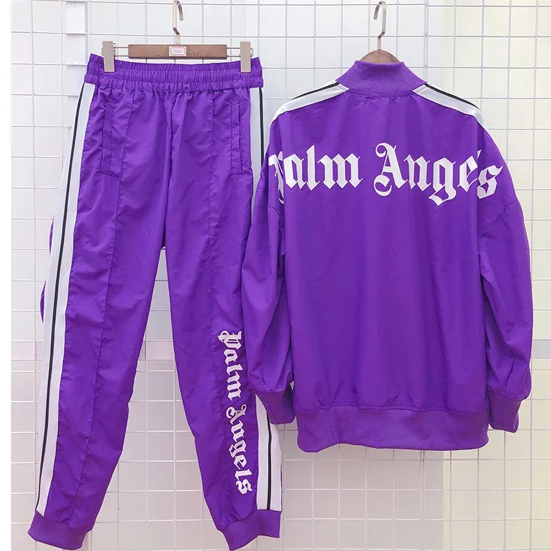 

PALM ANGELS Spring And Summer New Pants Palm Angels Pants Side Stripe Fabric Trousers Sunscreen Pants Male Palm Angels Pants
