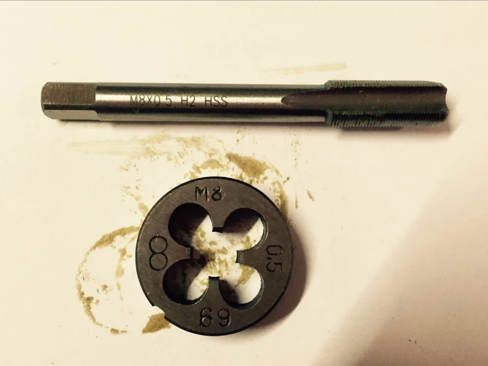 HSS DIE M10 X 0.5 10mm 1/" OD