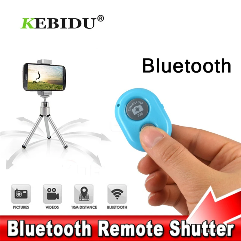Kebidu беспроводной Bluetooth Автоспуск затвора камера Пульт дистанционного управления