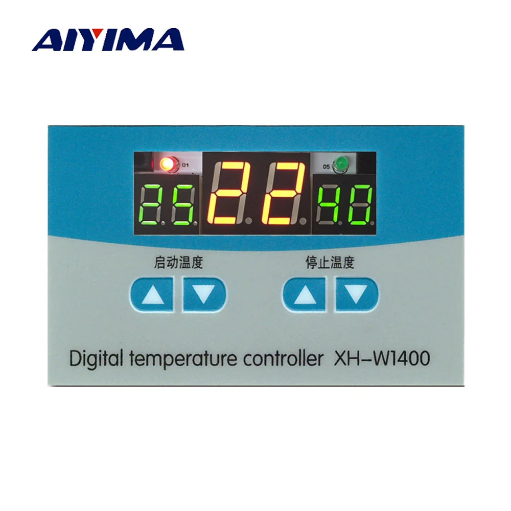 Aiyima цифровой термостат встроенного шасси цифровой регулятор температуры контроль температуры борту три значительные-19-99