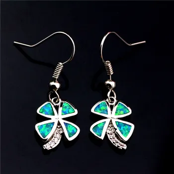 

925 sterling silver Opel earrings Luxury new four-leaf oyster silver earrings Jewelry Silver Earrings