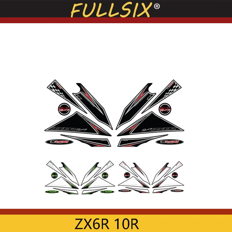 

Front Fairing Motor Number Board 3D Gel Protector for KAWASAKI ZX10R 06-07 X6R Ninja C Series 2005 - 2006