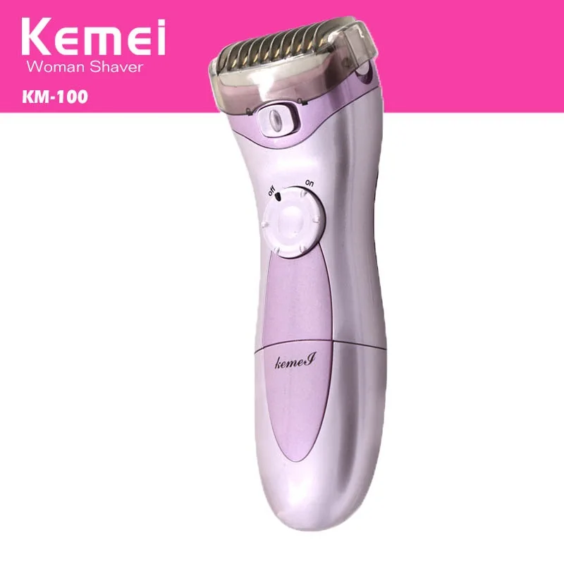 KEMEI 100 Epilator Women Trimmer Electric Shaver Clipper Eyebrow Armpit