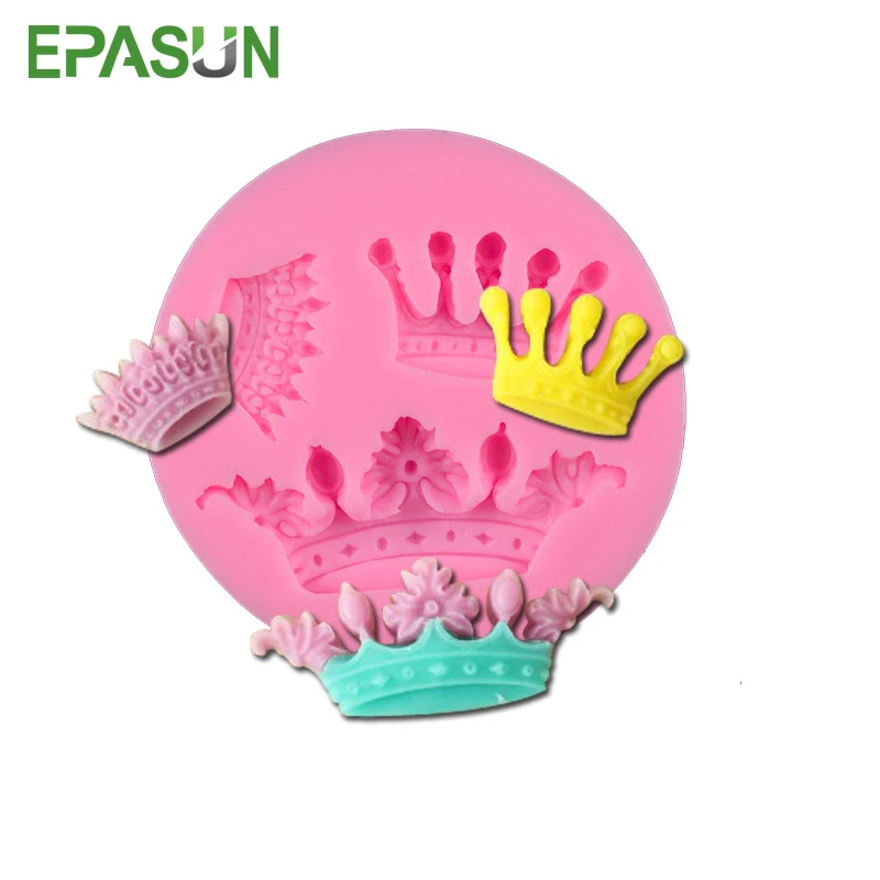 

EPASUN Crown Shape Silicone Mold for Soap Fondant Mold Form Cake Decorating Chocolate Cookies Soap Molds Baking Mould Tools