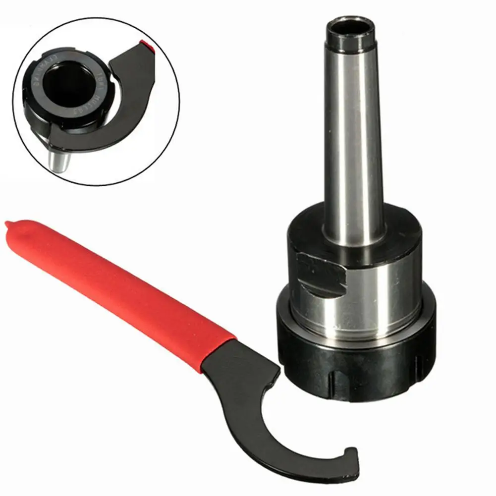 

MT2 ER32 Collet Chuck Holder Fixed CNC Milling Tool Shank with a Half-moon Spanner