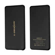 Power Bank 5000mAh Phone External Battery Ultra Slim PowerBank for iPhone Samsung Sony LG Motorola HTC Huawei Xiaomi etc.