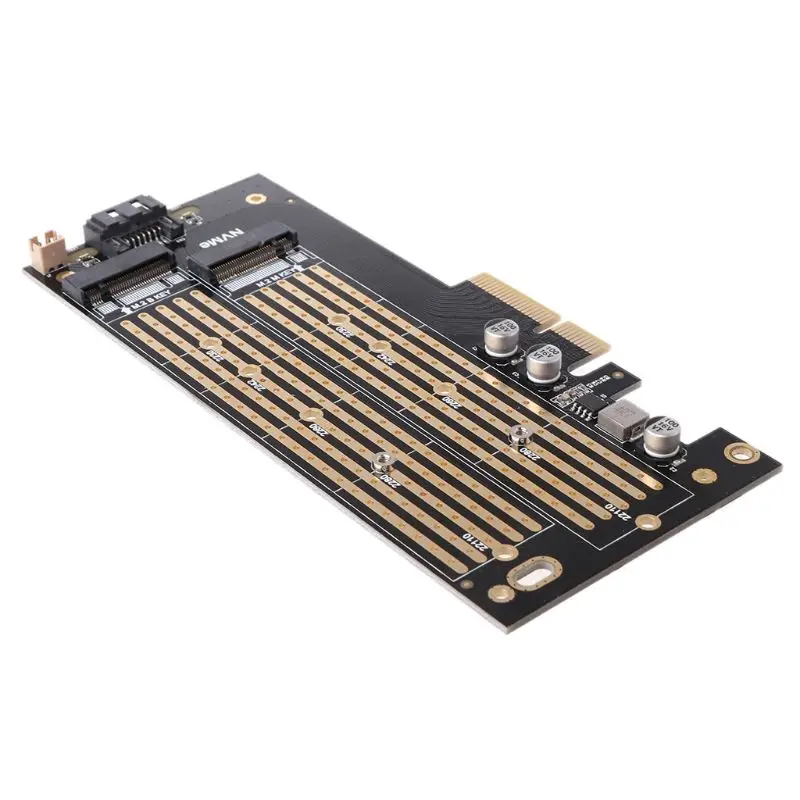 1 комплект PCI Express PCI-E 3,0X4 к NVMe M.2 M ключ NGFF SSD PCIE M2 Riser Card адаптер Поддержка 2230-2280 размера