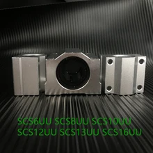Scs8 Sc6uu Scs6uu Scs8uu Scs10uu Scs12uu Scs13uu Scs16uu Linear Ball Bearing Bloco Para Priter Eixo 3d Cnc Router Do Motor
