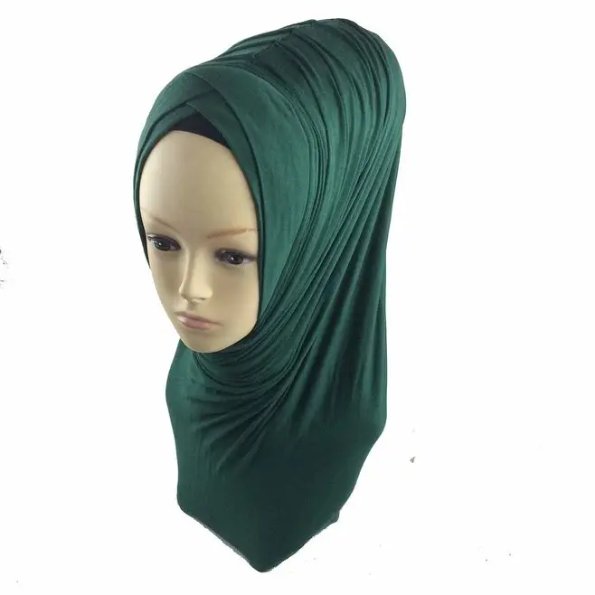Хлопок мгновенный хиджаб крест кепки морщин Джерси скромные арабские женщины одна деталь AL-AMIRAH плиссированные длинные мусульманские кепки