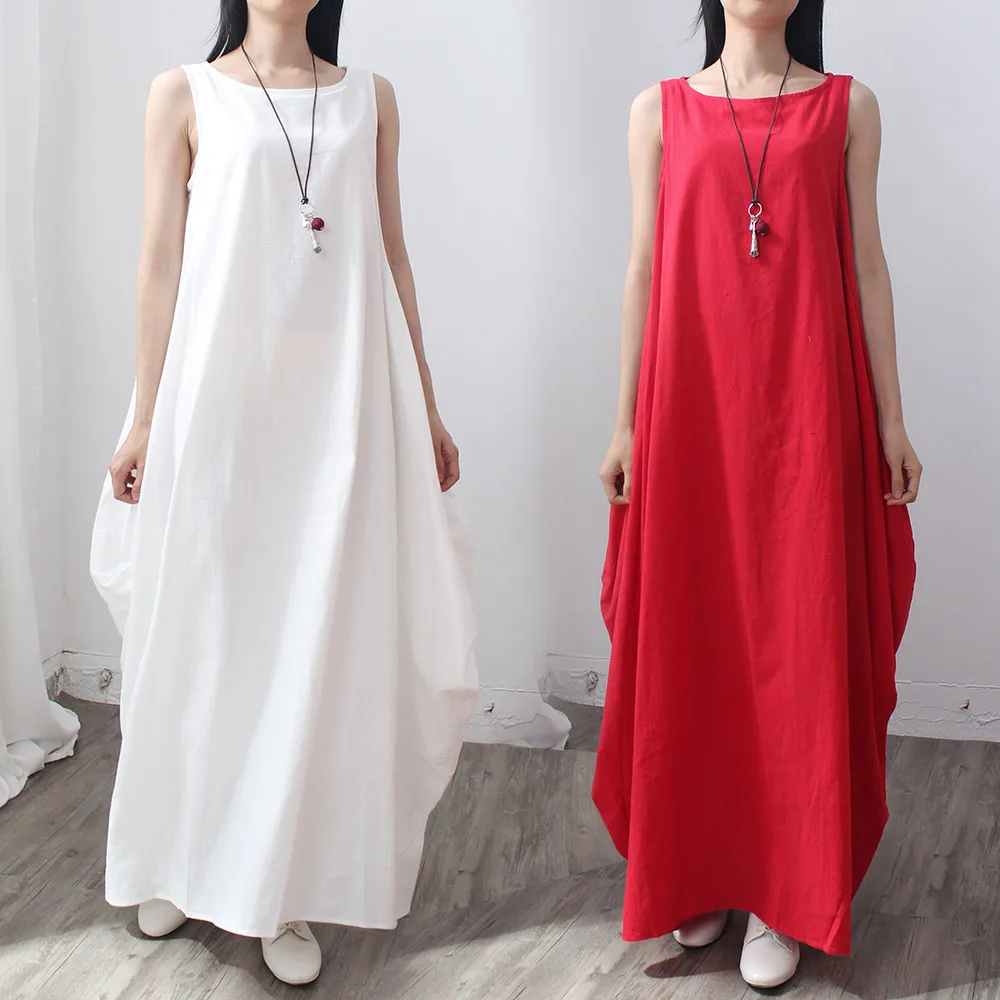 Summer Linen Long Dress