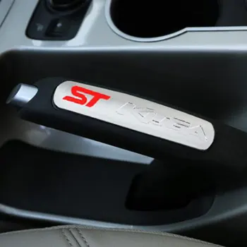 

Color My Life ABS Car Handbrake Cover Hand Brake Trim Sticker Case For Ford Kuga Escape 2012 2013 2014 2015 2016 Accessories