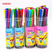 12/18/24/36 Цвета моющиеся цветные Pen Картина маркеры Книги по искусству ist рисунок набор студент товары для рукоделия выделяет акварель ручки