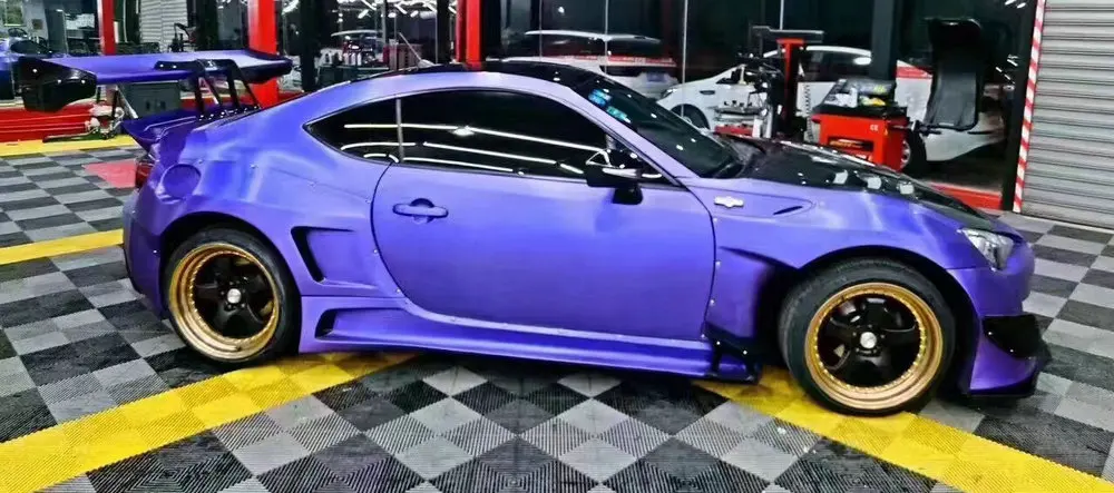 FRP стекловолокно X Rocket Bunny BRZ/FR-S Ver3 Aero комплект кузова для Toyota GT86 Subaru BRZ FT86 FRS бампер+ спойлер губы