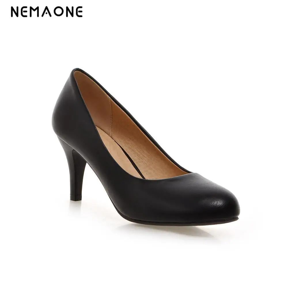 

Fashion Wedding Party Lady Platform Women High Heels Women Pumps and Women's Shoes High Thin Heels Pumps Size 34-39 black white