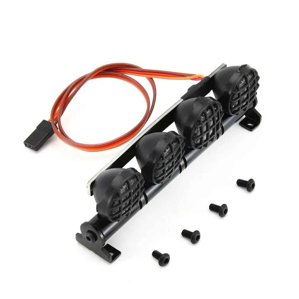 

Roof Luggage LED Light Bar Kit for 1/10 Scale Rock Crawler Truck Traxxas Trx-4 TRX4 Axial SCX10 RC4WD D90 HSP RGT