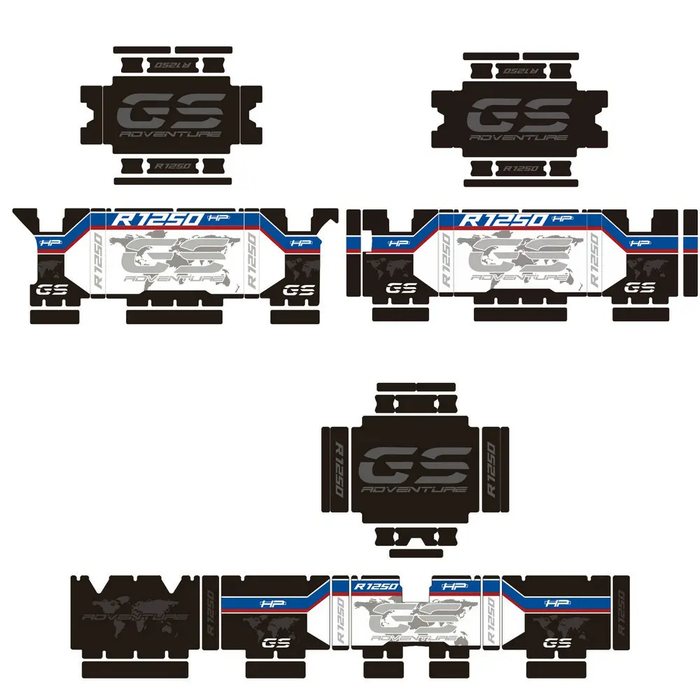 Коробка наклейка подходит R1250GS GSA R1200GS GSA декоративная наклейка s Для BMW алюминиевая коробка Светоотражающая Водонепроницаемая износостойкая