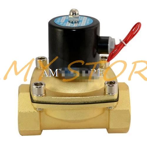 2W500-50 электромагнитный клапан BSP " DC12V DC24V 24VAC AC110V AC220V AC380V прямая водяной воздушный масляный газ нормально замкнутый Электрический 2 Вт