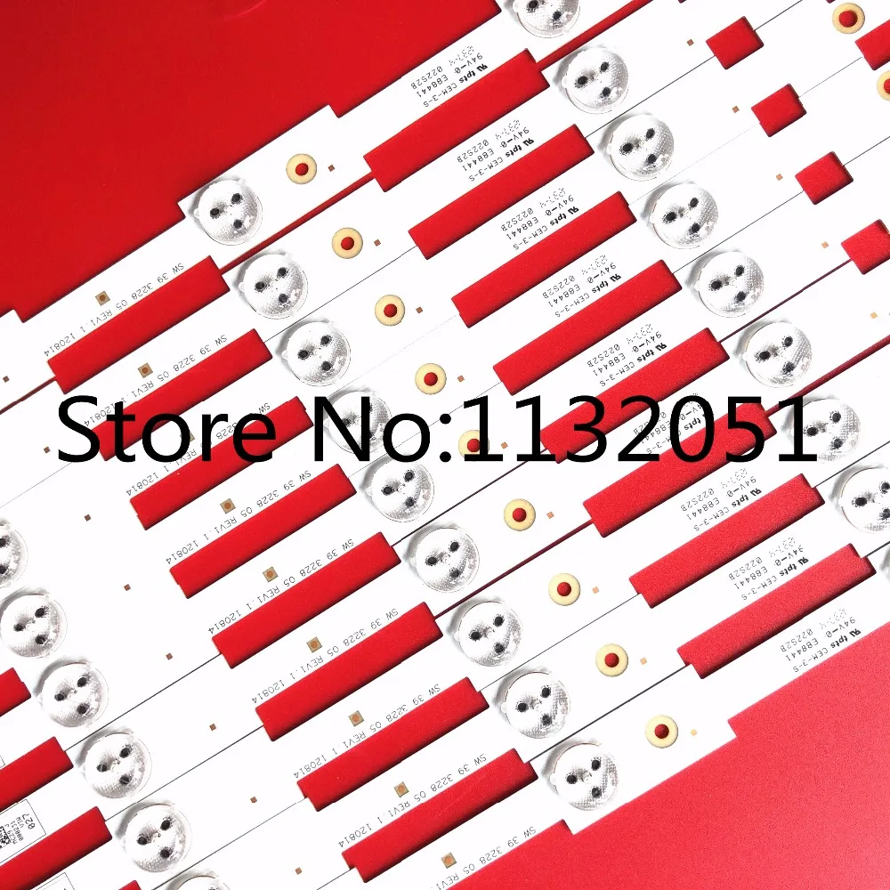 9 шт./лот 39 &quotСветодиодная лента SW 3228 05 REV1.1 120814 5 светодиодов (1 LED 3 V) 420 мм|5 pcs/lot|3 pcs/lot