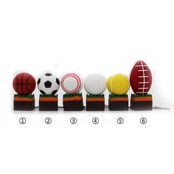 

2019 Fashion Football Pen Drive Basketball USB Flash Drive 4GB 8GB 16GB 32GB 64GB 128GB USB 2.0 Flash Disk Memory Pen Drive