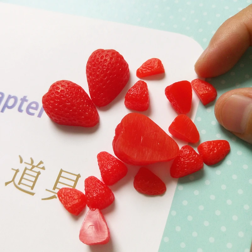 plastic fake strawberry
