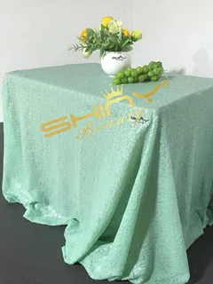 Christmas Green Скатерть с блестками фиолетовая блестящая скатерть 48x72 дюймов скатерть для обеденного стола 125x180 см Скатерть для свадьбы/Party-x9418 - Цвет: Christmas Green