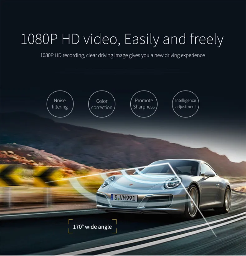 Jansite 7 дюймов HD Автомобильный видеорегистратор с сенсорным экраном двойной объектив камера заднего вида зеркало видео рекордер s Dash Cam авто камера портативный рекордер