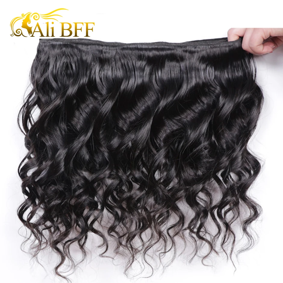 ALI BFF Malaysian Loose Wave Bundles With Frontal Closure Remy Human Hair Bundles With Frontal Closure Bouncy Curl Dyeable ALI BFF Malaysian Loose Wave Bundles With Frontal Closure Remy Human Hair Bundles With Frontal Closure Bouncy Curl Dyeable