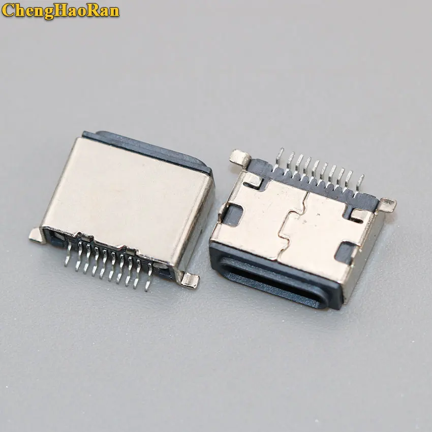 

ChengHaoRan for Iphone 5g 10pin Micro usb jack Tail plug socket female Charge socket connector charging port