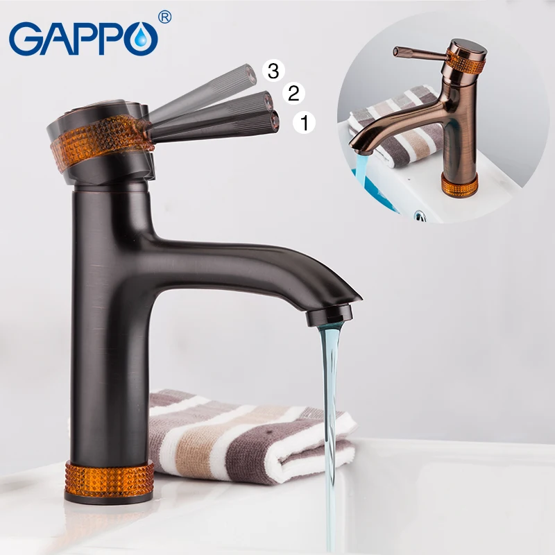 

GAPPO Basin Faucets waterfall sink faucet basin sink mixer taps bathroom waterfall faucet deck mounted water taps