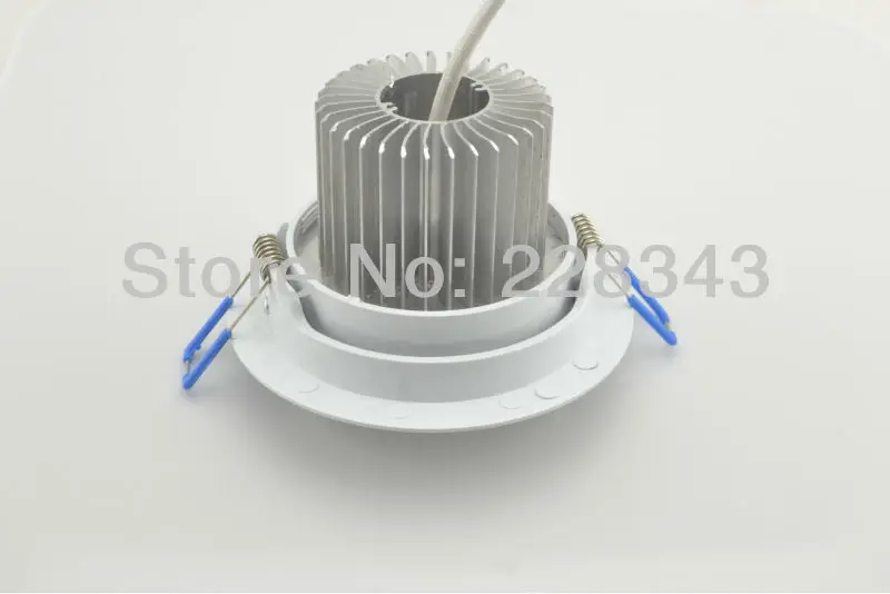 100 개/몫 7W led 천장 조명, 흰색 셸, CCC 및 CE 및 ROHS,AC85-265V 따뜻한 흰색/멋진 흰색 천장 램프